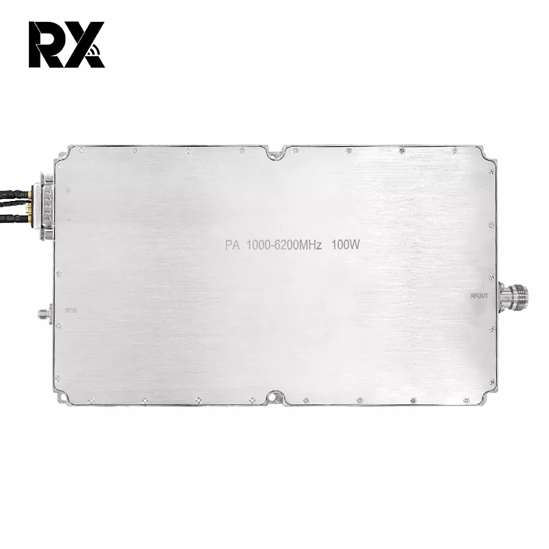 Moduł szerokopasmowego wzmacniacza mocy RF 1000-6000 MHz i mocy 100 W