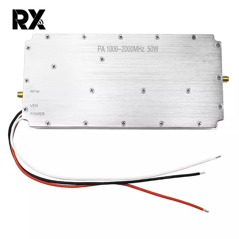 Wzmacniacz mocy 50 W 1000–2000 MHz bez źródła sygnału